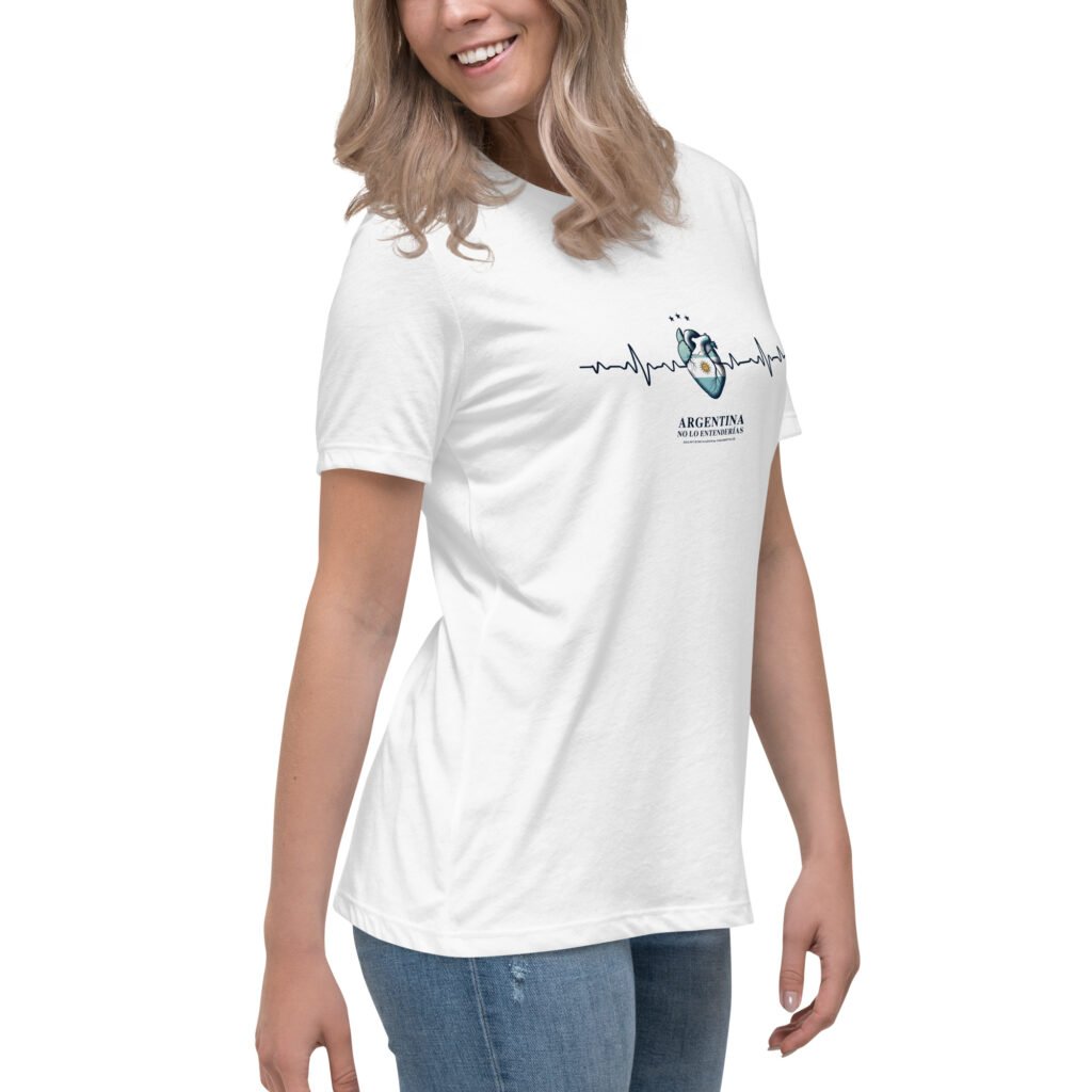 Remera mujer - Electrocardiograma emocional by Dos Artistas Viajeros