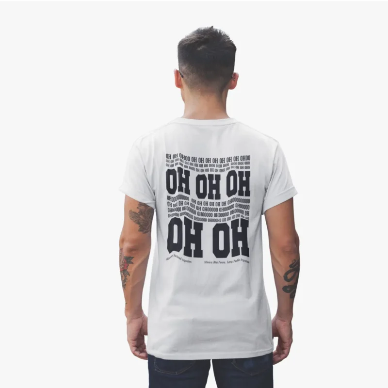 Remera Argentina - OH OH OHOO. Himno Argentino
