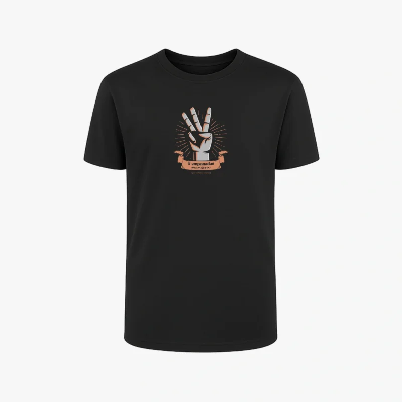 remera estampa pelicula argntina 3 empanadas