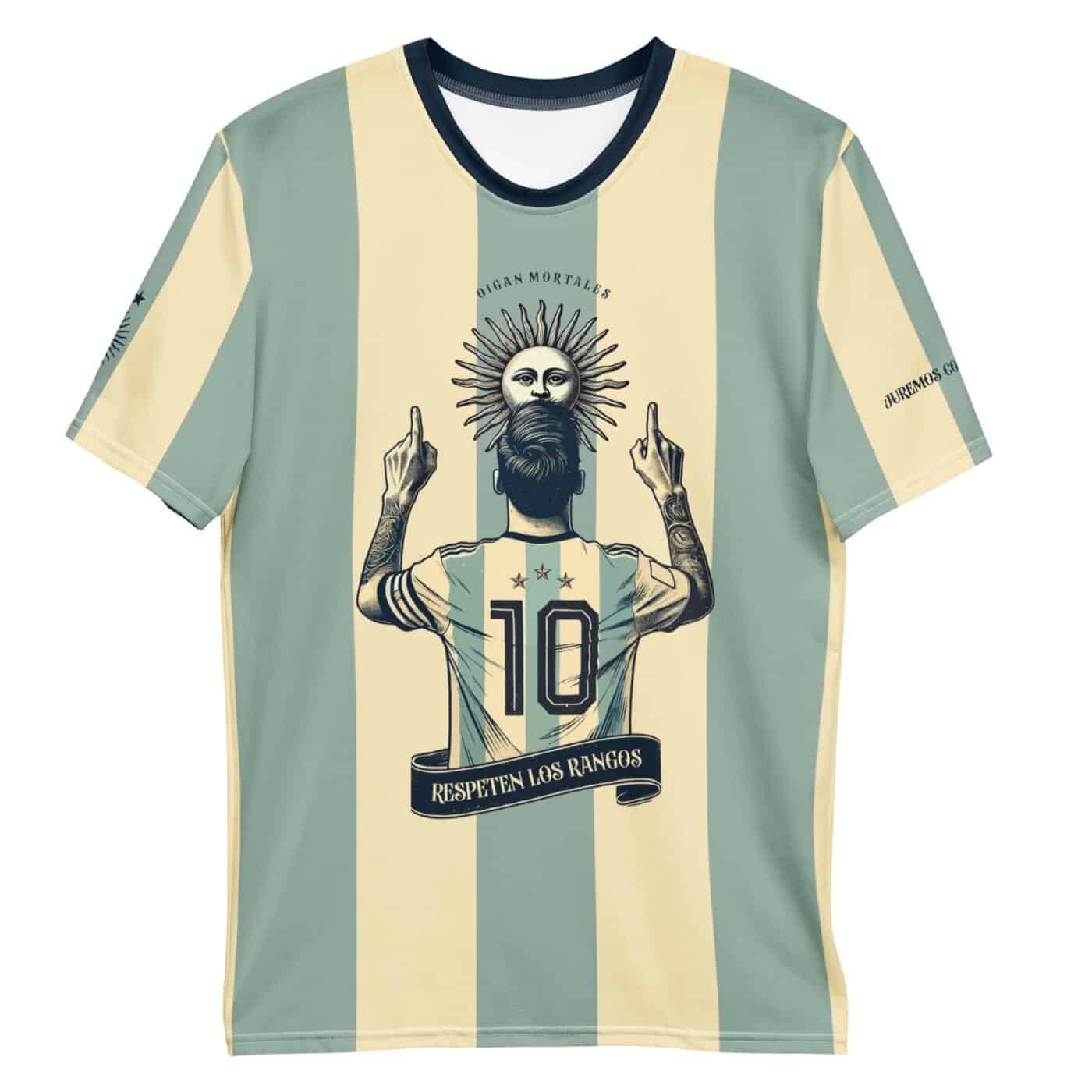 camiseta argentina vintage original oigan mortales sin persona messi