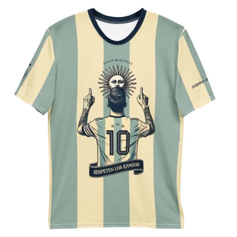 camiseta argentina vintage original oigan mortales sin persona messi