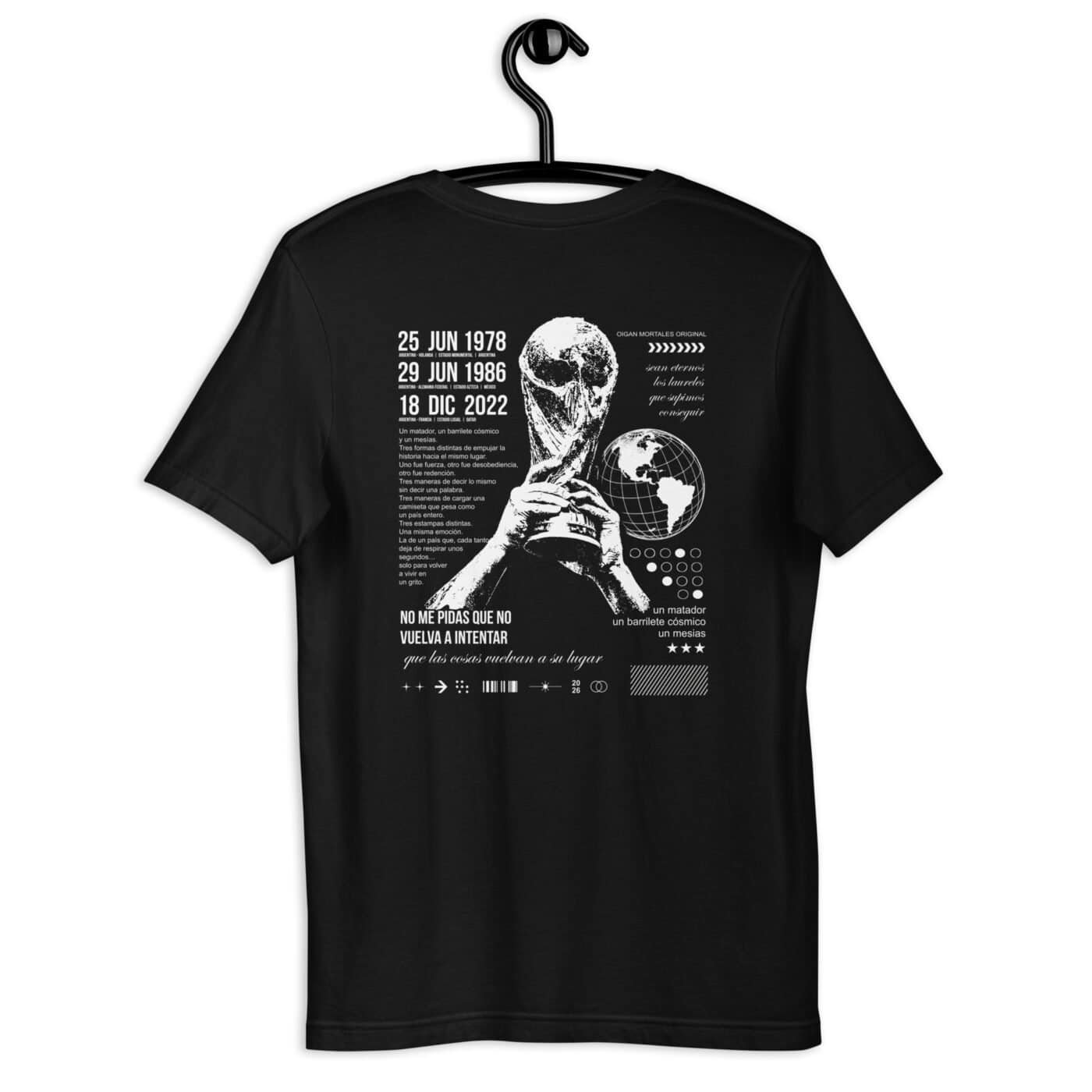 Remera Argentina Campeones del Mundo mundial