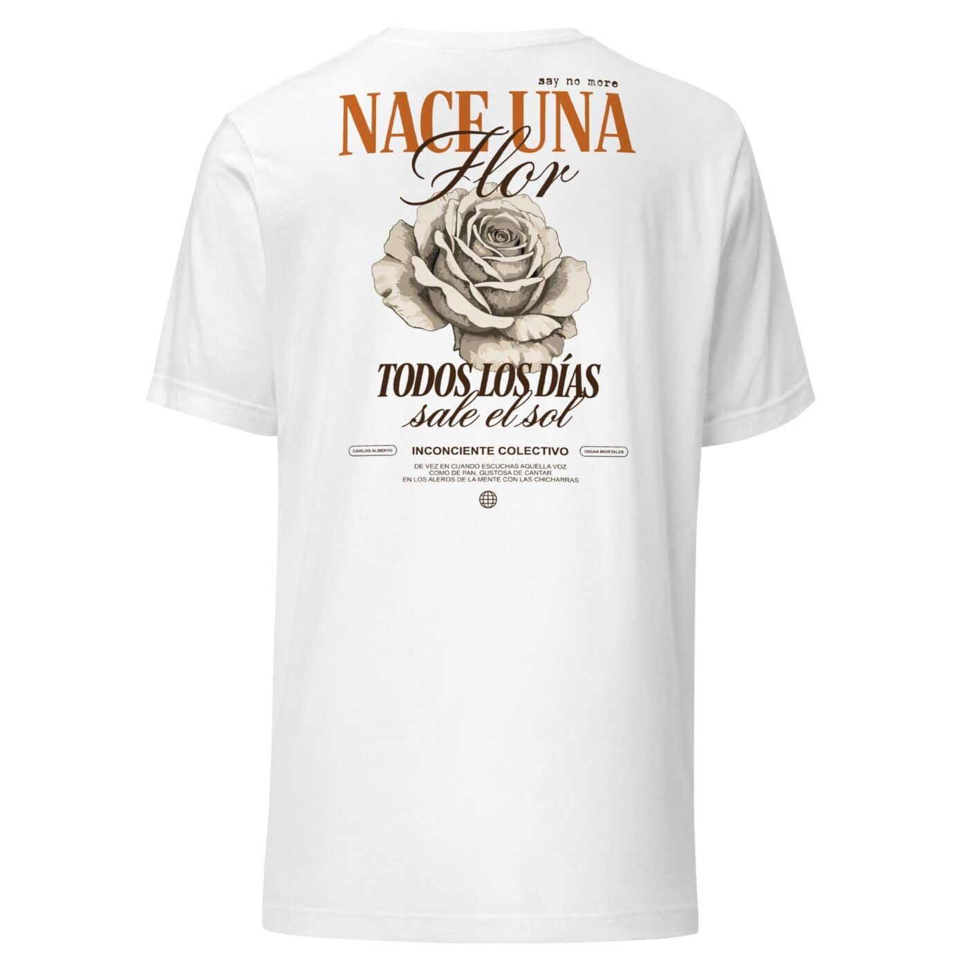 Remera Argentina - Nace una Flor, todos los dias sale el sol