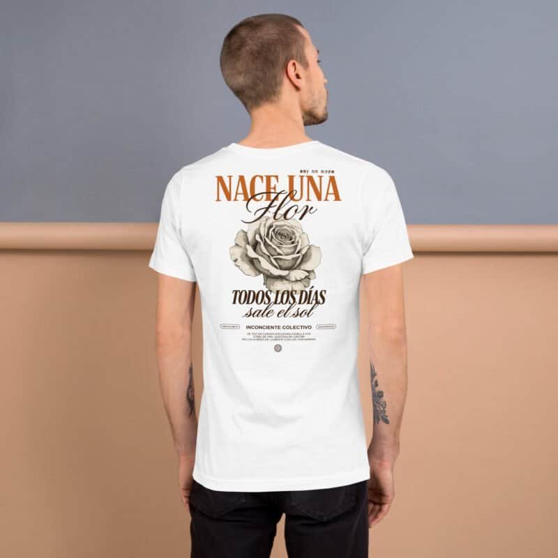 Remera Argentina - Nace una Flor, todos los dias sale el sol