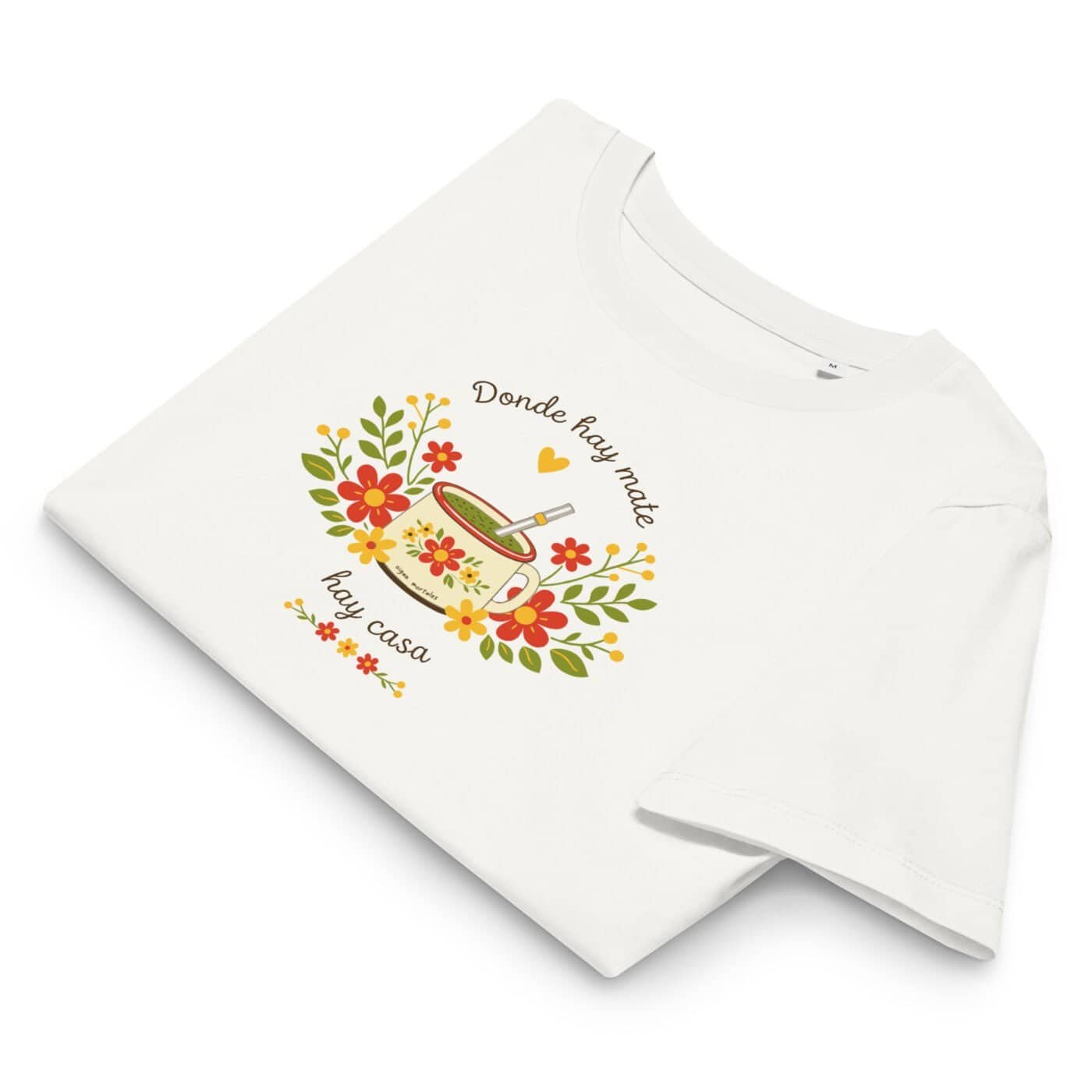Remera orgánica mujer - Donde hay mate, hay casa - Imagen 5