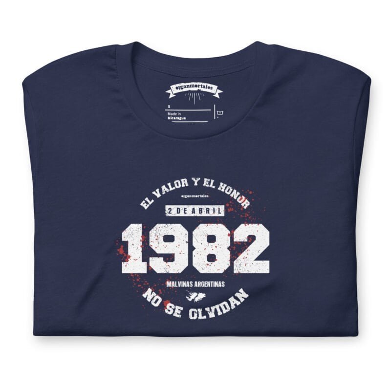 Remera argentina malvinas argentinas, los heroes de malvinas no se olvidan 1982, sin modelo
