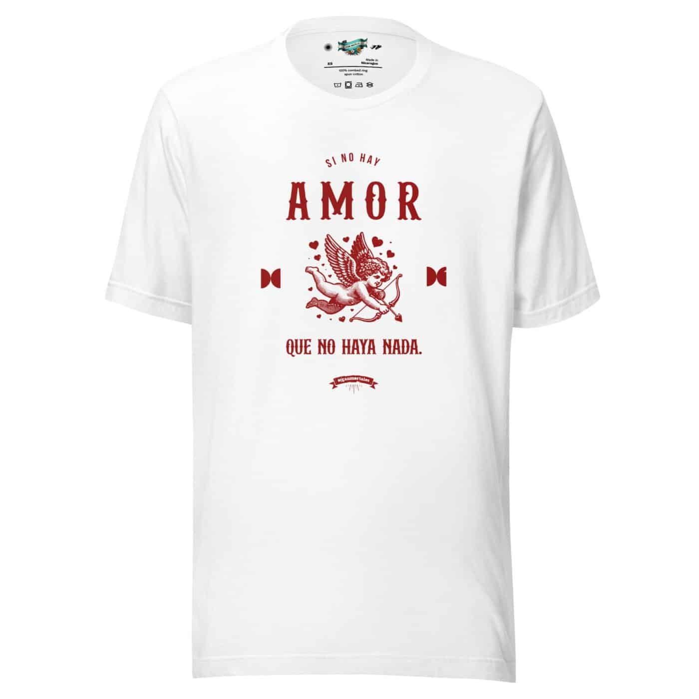 remera-argentina-blanca si no hay amor que no haya nada blanca frente oigan-mortales sin modelo