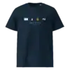 Remera Argentina Bandera Mate Sol Malvinas Argentinas azul marino sin modelo Oigan Mortales 01