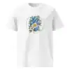 Remera Argentina Corazon argento floral blanca sin modelo Oigan Mortales