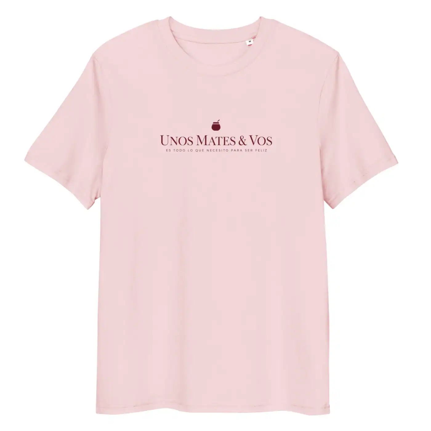 Unos mates y vos REMERA ROSADA SIN MODELO Argentina lunfardo